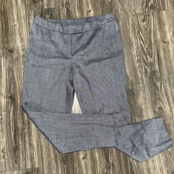 Anne Klein Straight Leg Coordinating Ankle Pant - Picture 1 of 7